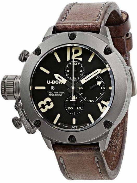 U-BOAT UB6549/SW Automatic Chronograph  HRT CLASSICO 53mm Titanium case and Bezel, 200m Water Resistant.,Limited  209/300