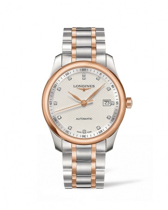 Longines Master Collection Steel and Rose Gold with Diamonds
